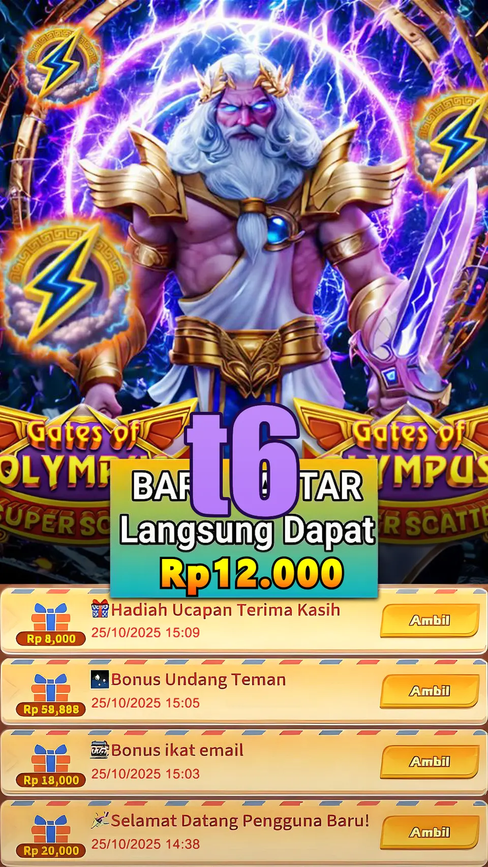 t6 Tangkapan Layar Resmi APK